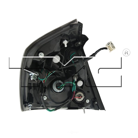 Tyc Tail Light Assembly, Regular, No Tyc 11-6393-00 Tyc 11-6393-00